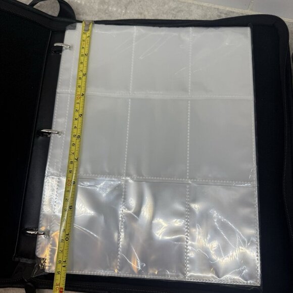 Sports trading cards album binder holds 400 cards. New. - Picture 5 of 6